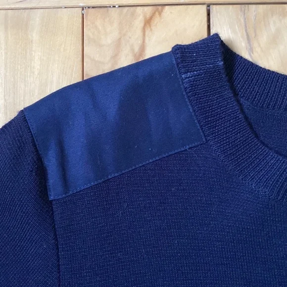 Navy Merino Wool Dress - Picture 9 of 9